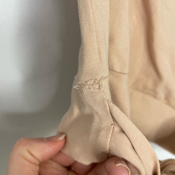 Twik Women's Tan Ballerina Wrap Top - Picture 2 of 7